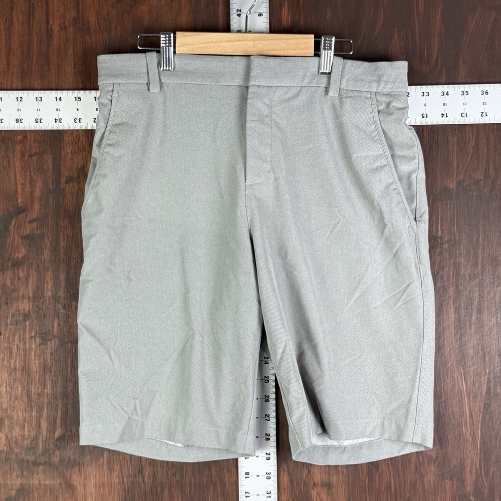 Nike Dri-FIT Dry Flex Hybrid Golf Shorts Flat Front CU9740 10" Gray Men's 30